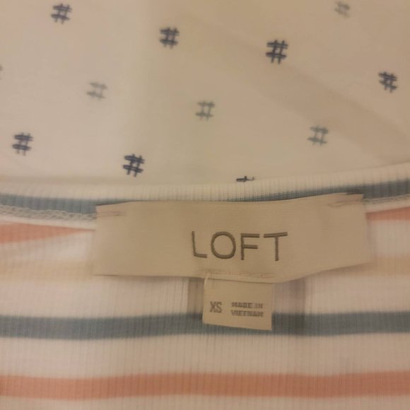 LOFT xs ribbed tee - Picture 2 of 2
